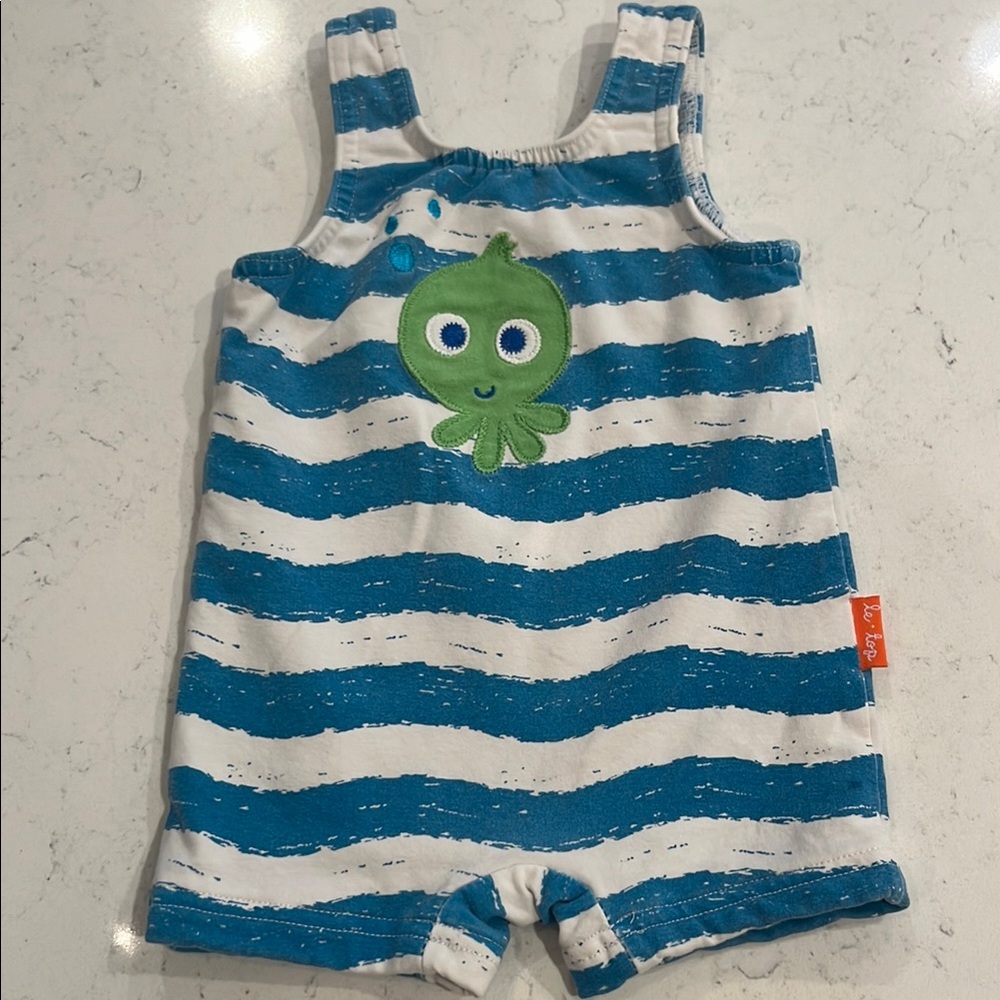 Le Top Octopus Bathing Suit.  Size 9M